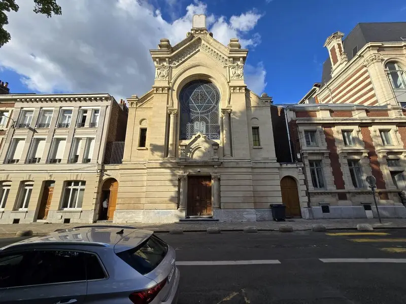 Synagogue building in Lille, France